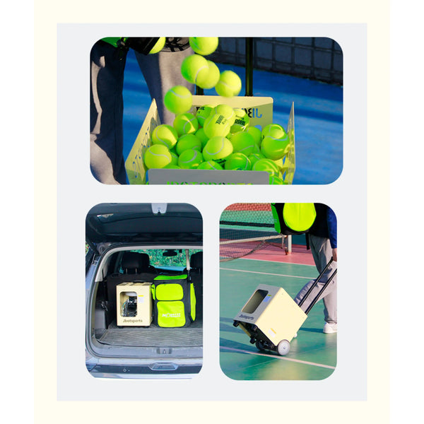 Professional Portable  Tennis Ball Machine High Pressure 80-100 Balls