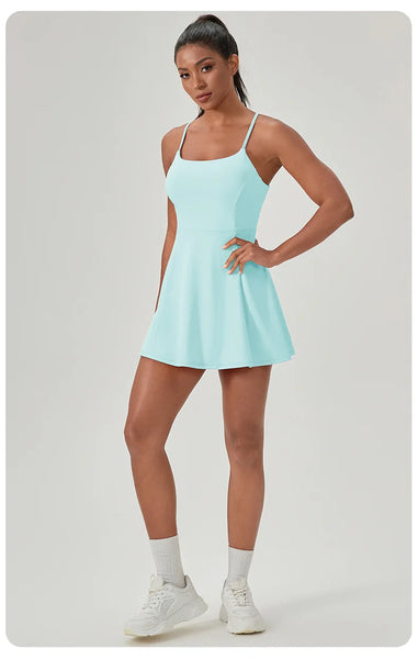 Women's Padel Performance Dress with Chest Pads