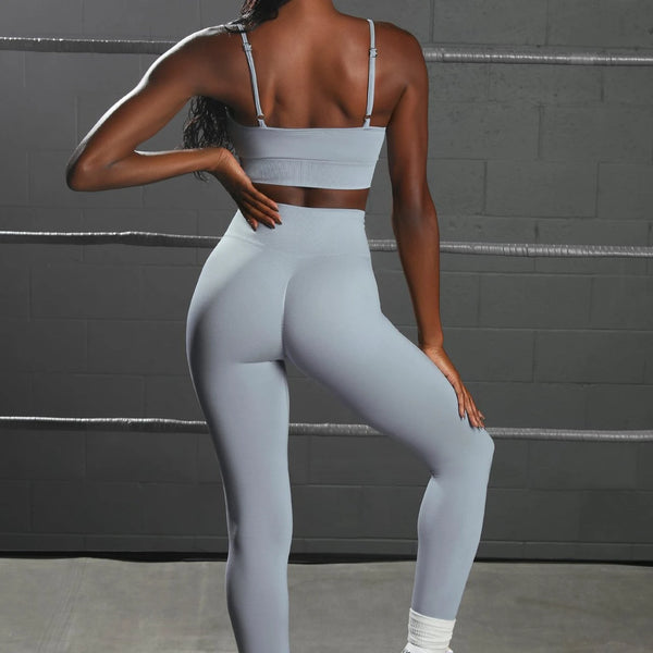 Female Yoga Set Ensemble Seamless Sexy Sport