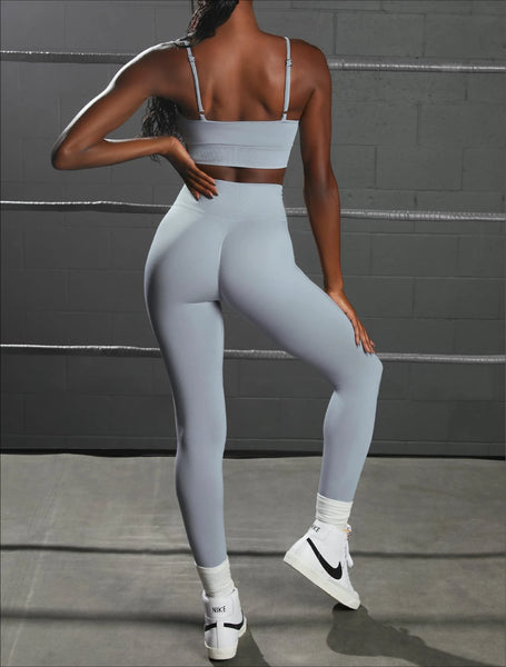 Female Yoga Set Ensemble Seamless Sexy Sport