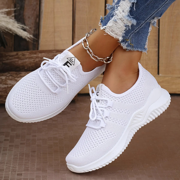 Women's Leisure Sports Shoes in Solid Colors