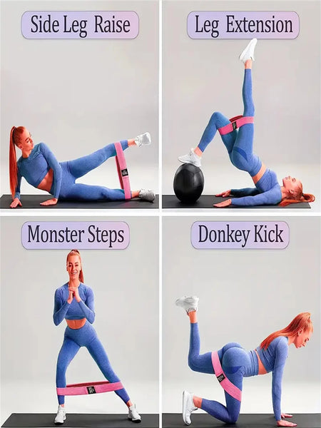 Pilates Yoga Elastic Resistance Bands
