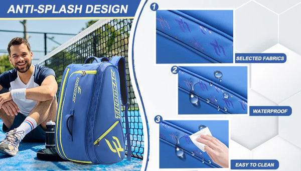 Padel Backpack Large Capacity Pickleball Padel Racquet Bag