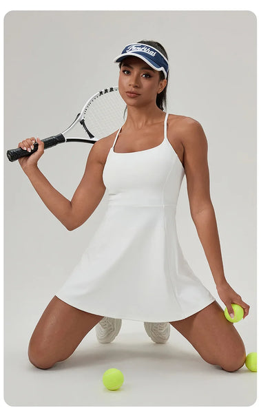 Women's Padel Performance Dress with Chest Pads