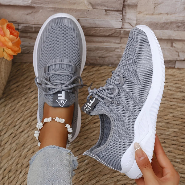 Women's Leisure Sports Shoes in Solid Colors