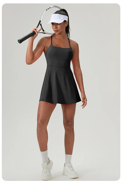 Women's Padel Performance Dress with Chest Pads
