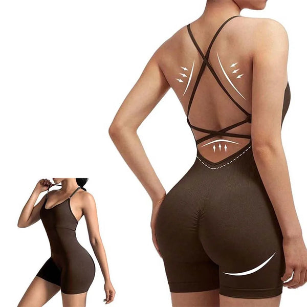 Fitness Leggings Women Yoga Bodysuit Shorts