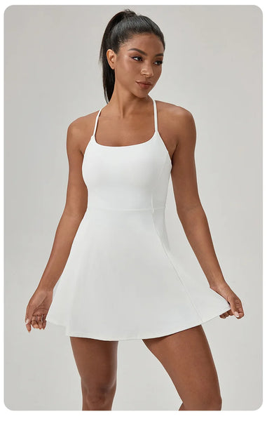Women's Padel Performance Dress with Chest Pads