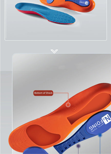 Sport Orthopedic Insoles for Feet Men Women