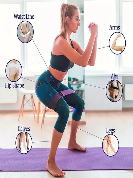 Pilates Yoga Elastic Resistance Bands
