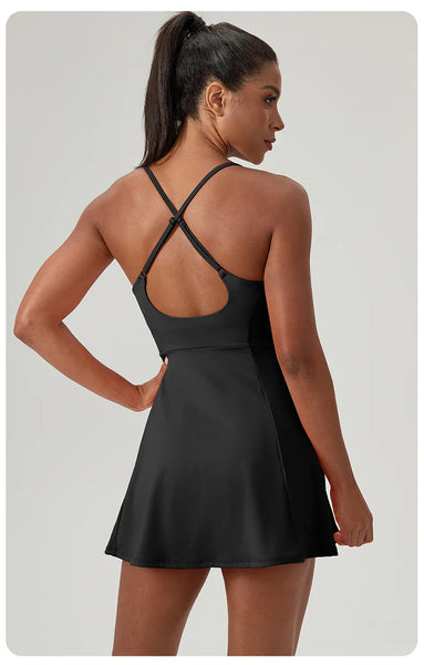 Women's Padel Performance Dress with Chest Pads