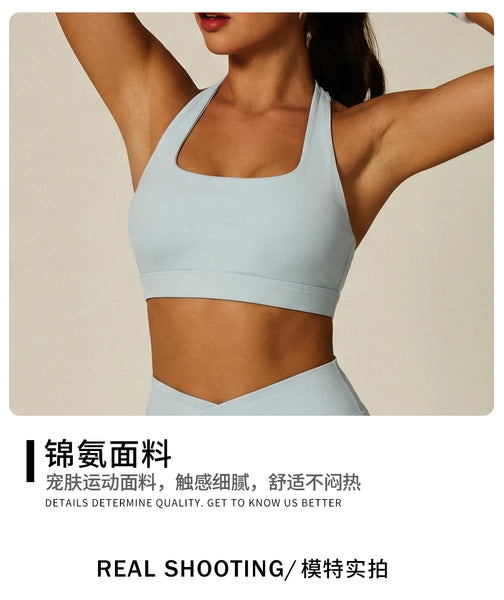 Women's 2-Piece Padel Outfit with Halter Sports Bra