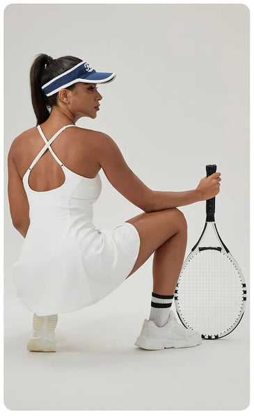 Women's Padel Performance Dress with Chest Pads