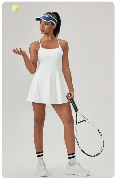 Women's Padel Performance Dress with Chest Pads