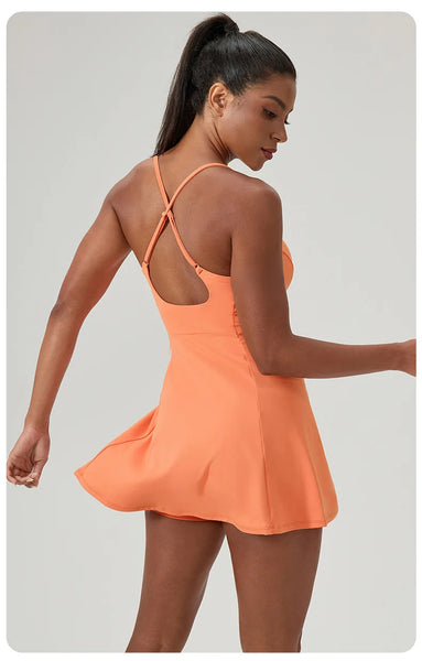 Women's Padel Performance Dress with Chest Pads