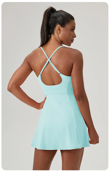 Women's Padel Performance Dress with Chest Pads