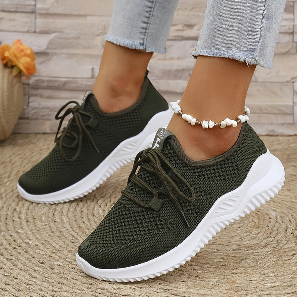 Women's Leisure Sports Shoes in Solid Colors