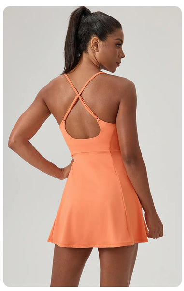 Women's Padel Performance Dress with Chest Pads