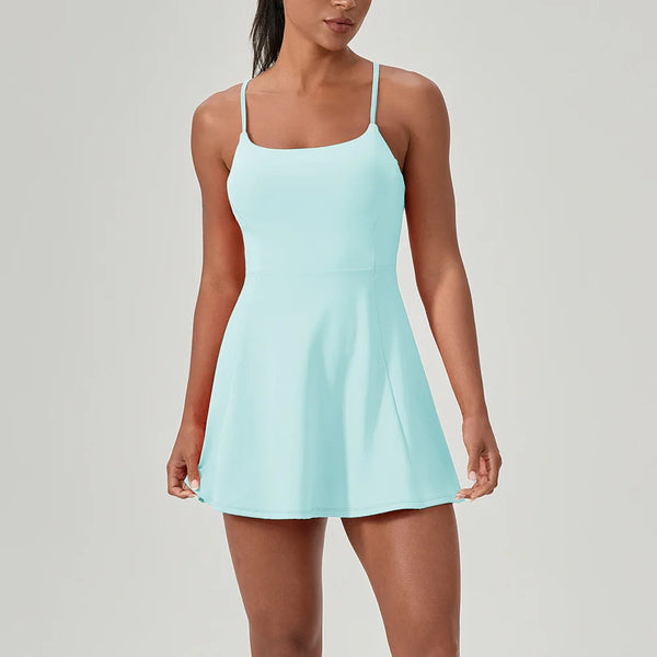 Women's Padel Performance Dress with Chest Pads