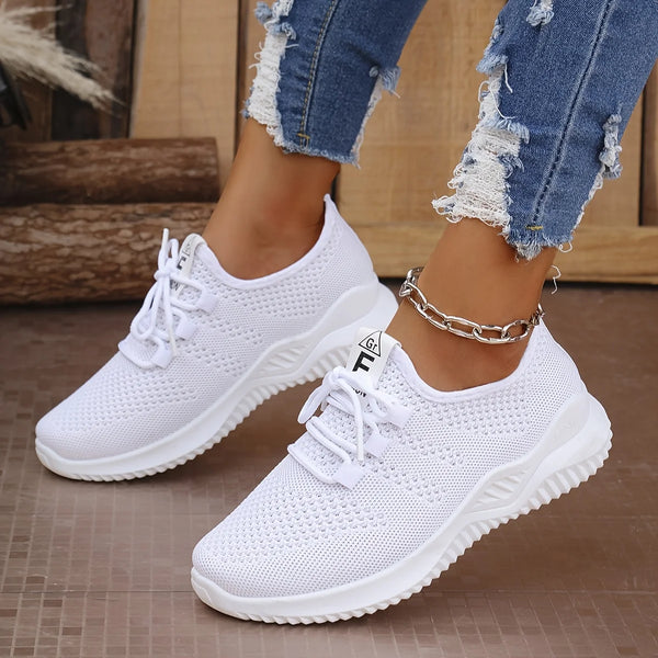 Women's Leisure Sports Shoes in Solid Colors