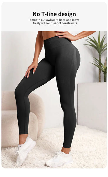 Women Seamless Hip Lifting Women Seamless Sports Leggings