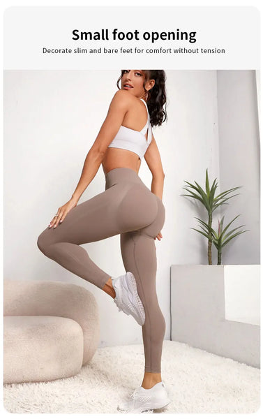 Women Seamless Hip Lifting Women Seamless Sports Leggings