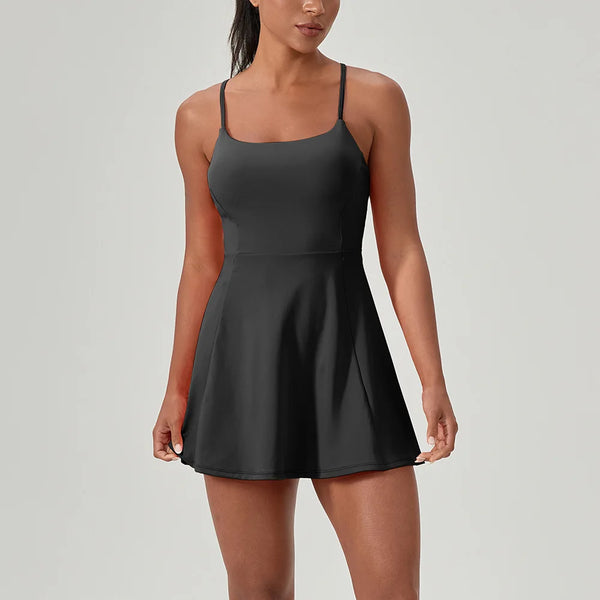 Women's Padel Performance Dress with Chest Pads