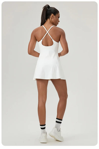 Women's Padel Performance Dress with Chest Pads