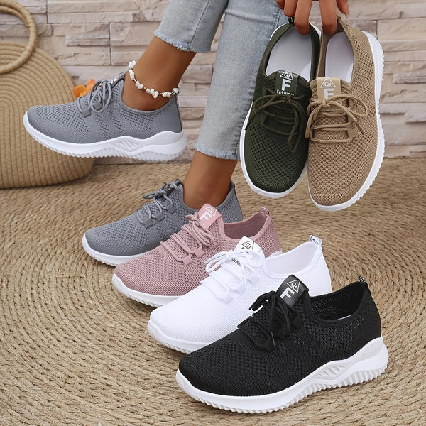Women's Leisure Sports Shoes in Solid Colors