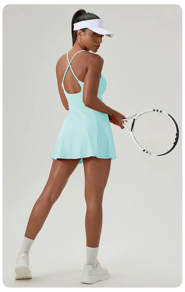 Women's Padel Performance Dress with Chest Pads