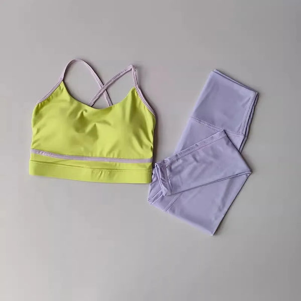 Women's Yoga Set Workout Set 2 Piece