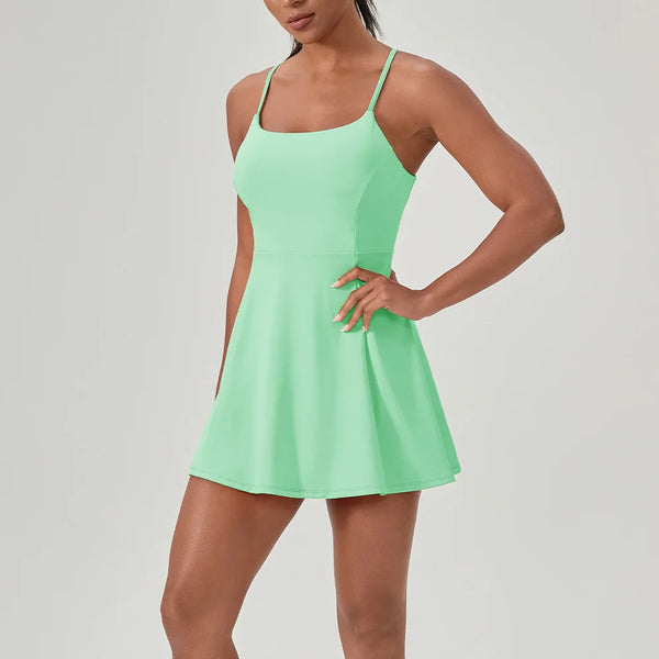 Women's Padel Performance Dress with Chest Pads
