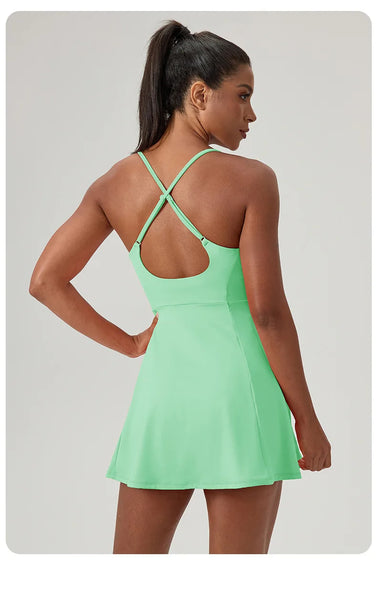 Women's Padel Performance Dress with Chest Pads