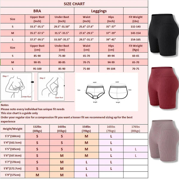 Women‘s Yoga Set High Waist