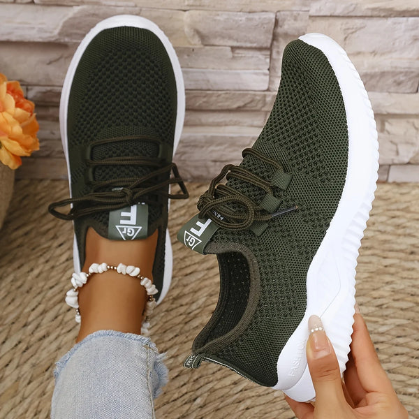 Women's Leisure Sports Shoes in Solid Colors