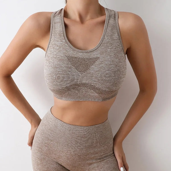 Yoga Set Gym Shorts Women Sport Bras
