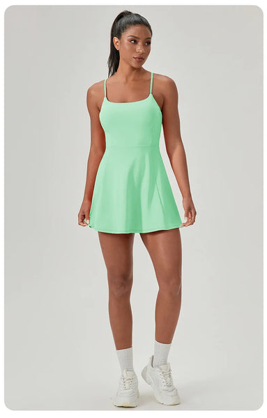 Women's Padel Performance Dress with Chest Pads