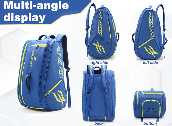 Padel Backpack Large Capacity Pickleball Padel Racquet Bag