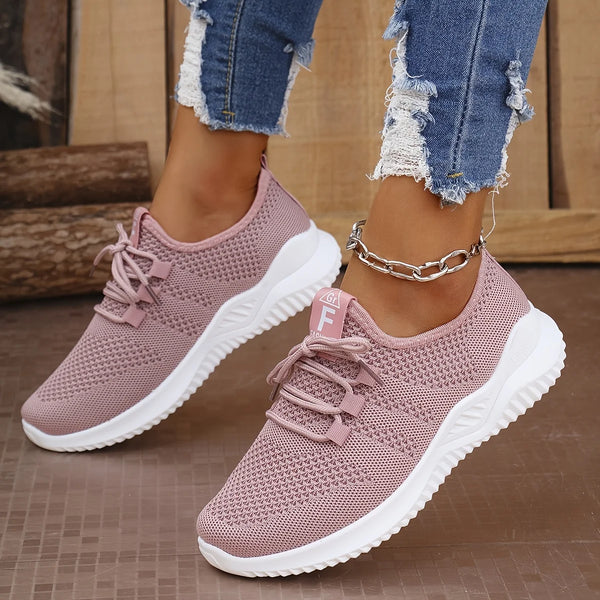 Women's Leisure Sports Shoes in Solid Colors